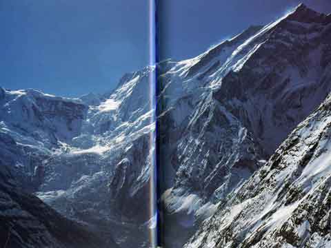 
Full view of Annapurna Northwest Face - Annapurna: 50 Years of Expeditions in the Death Zone (Reinhold Messner) book
